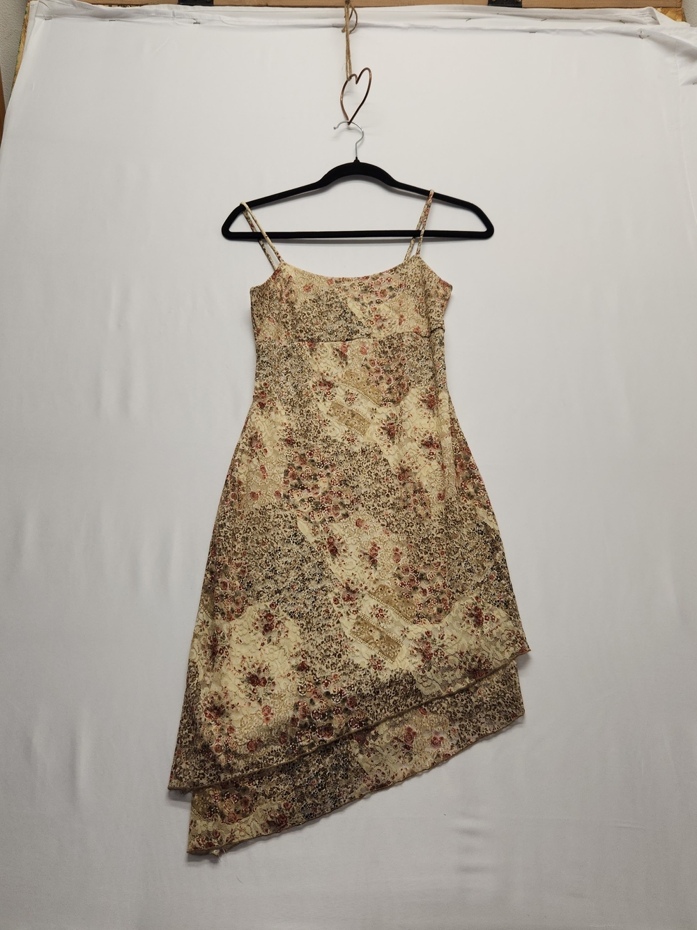 ⭐️Vintage Y2K Rocket Candy Lace Floral Slip Dress Fairy Grunge Whimsigoth Small